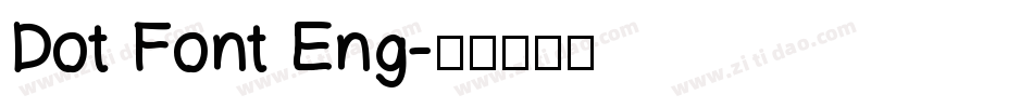 Dot Font Eng字体转换